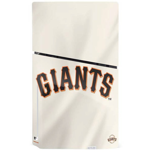 MLB San Francisco Giants Home Jersey PS5 Slim Disk Console Skin