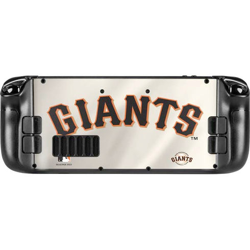 MLB San Francisco Giants Home Jersey Steam Deck Handheld Gaming Computer Skin