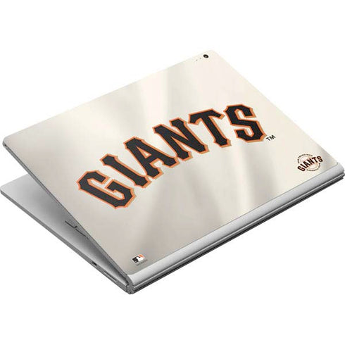 MLB San Francisco Giants Home Jersey Surface Book Skin