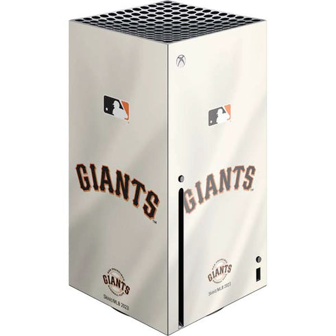 MLB San Francisco Giants Home Jersey Xbox Series X Console Skin