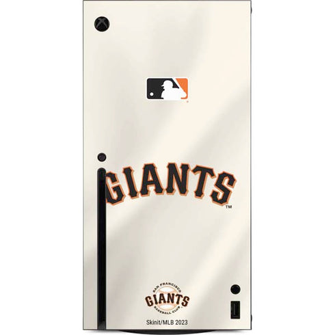 MLB San Francisco Giants Home Jersey Xbox Series X Console Skin