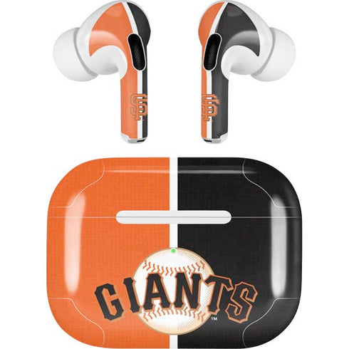 MLB San Francisco Giants Split AirPods Pro 2nd Gen Skin