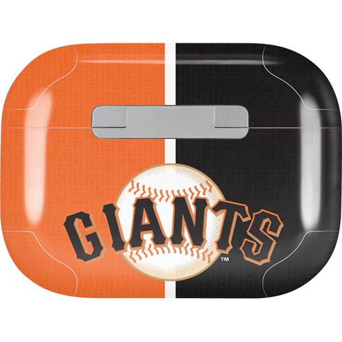 MLB San Francisco Giants Split AirPods Pro 2nd Gen Skin