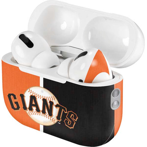 MLB San Francisco Giants Split AirPods Pro 2nd Gen Skin