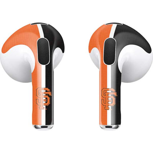 MLB San Francisco Giants Split Apple AirPods (3rd Gen 2021) Skin