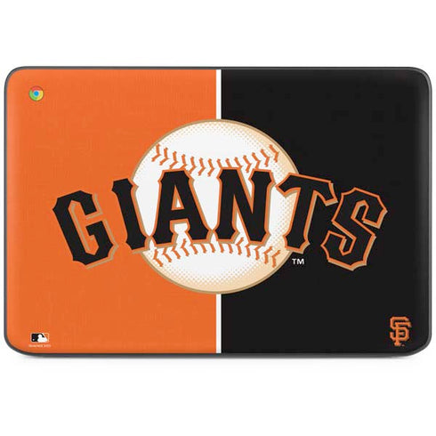 MLB San Francisco Giants Split HP Chromebook Skin