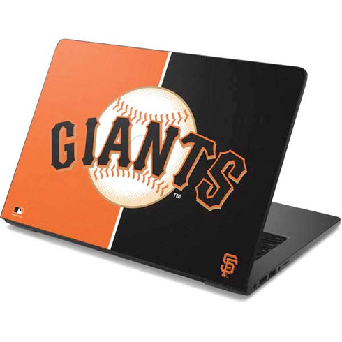 MLB San Francisco Giants Split Dell Chromebook Skin