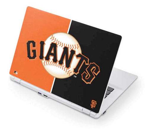 MLB San Francisco Giants Split Acer Chromebook Skin