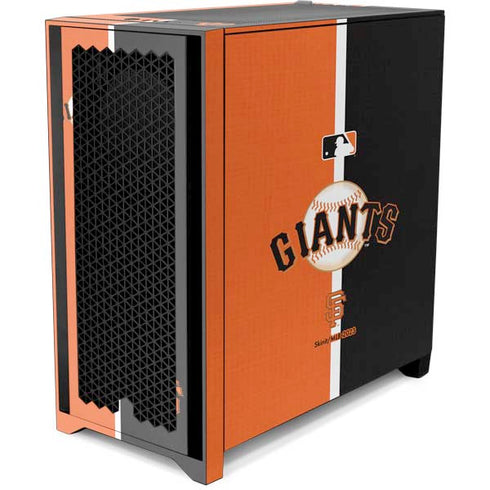 MLB San Francisco Giants Split Corsair 4000D Tempered Glass Mid-Tower ATX Case Skin