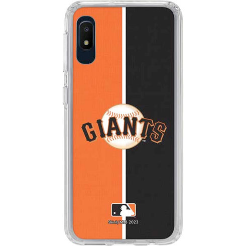MLB San Francisco Giants Split Galaxy A10e Clear Case