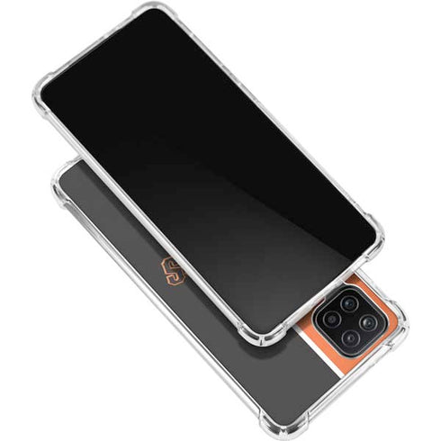 MLB San Francisco Giants Split Galaxy A12 Clear Case