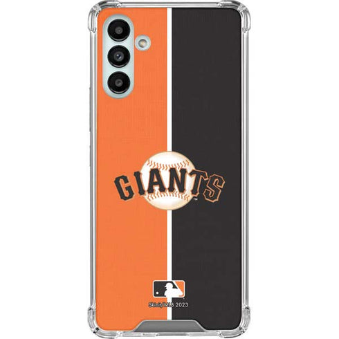 MLB San Francisco Giants Split Galaxy A13 5G Clear Case