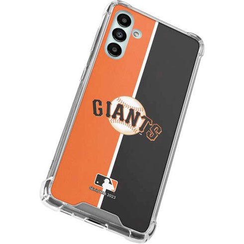 MLB San Francisco Giants Split Galaxy A13 5G Clear Case