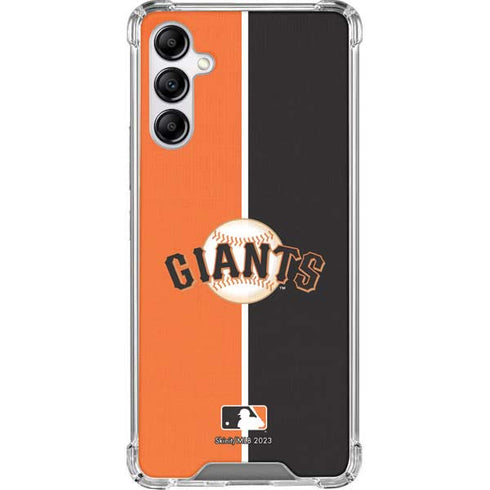 MLB San Francisco Giants Split Galaxy A14 5G Clear Case