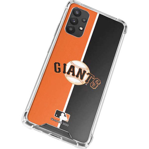 MLB San Francisco Giants Split Galaxy A32 5G Clear Case