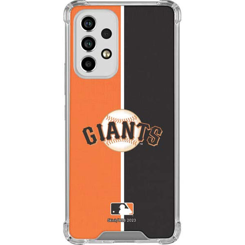 MLB San Francisco Giants Split Galaxy A53 5G Clear Case
