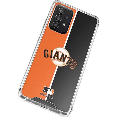 MLB San Francisco Giants Split Galaxy A72 5G Clear Case