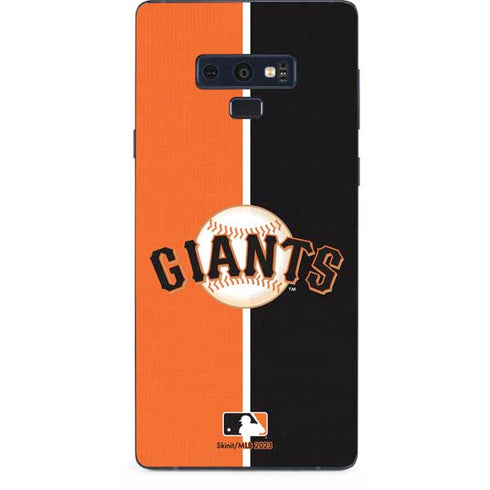 MLB San Francisco Giants Split Galaxy Note 9 Skin