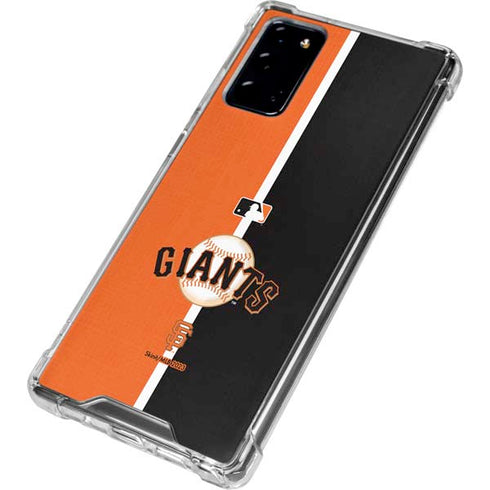 MLB San Francisco Giants Split Galaxy Note20 5G Clear Case