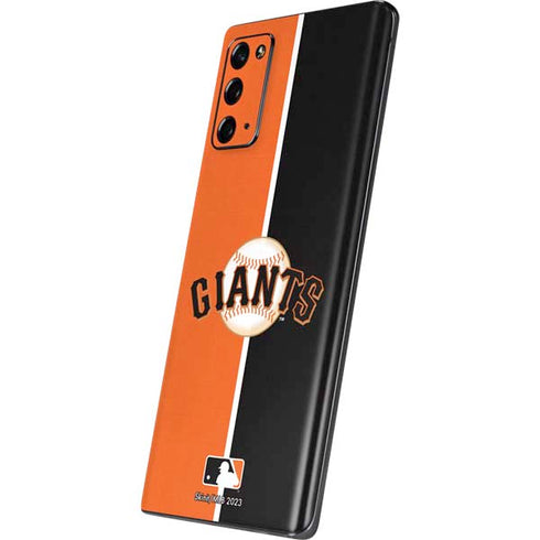 MLB San Francisco Giants Split Galaxy Note20 5G Skin