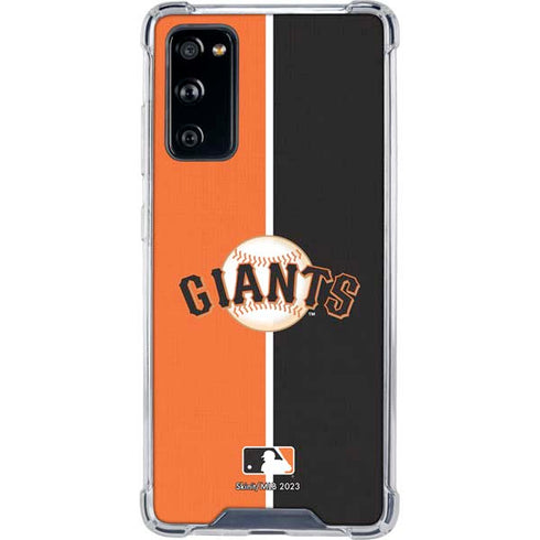 MLB San Francisco Giants Split Galaxy S20 FE Clear Case