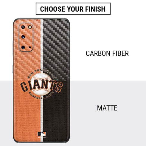 MLB San Francisco Giants Split Galaxy S20 Skin