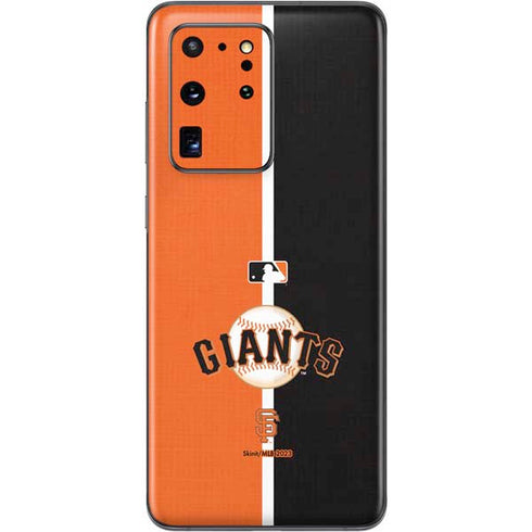 MLB San Francisco Giants Split Galaxy S20 Ultra 5G Skin