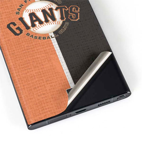 MLB San Francisco Giants Split Galaxy S22 Ultra Skin