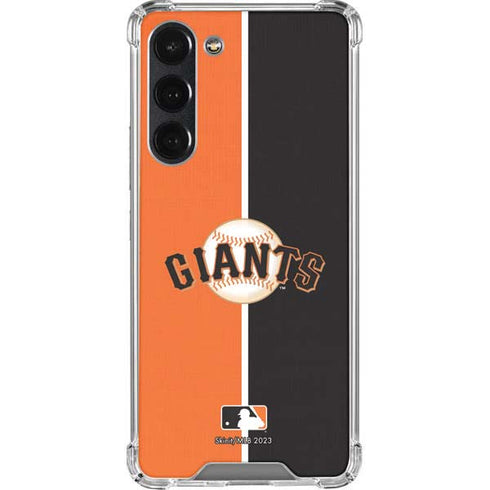 MLB San Francisco Giants Split Galaxy S23 Plus Clear Case