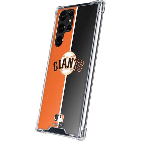 MLB San Francisco Giants Split Galaxy S24 Ultra Clear Case