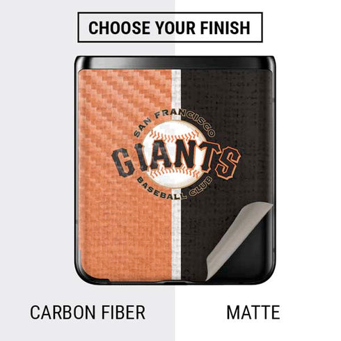 MLB San Francisco Giants Split Galaxy Z Flip Skin