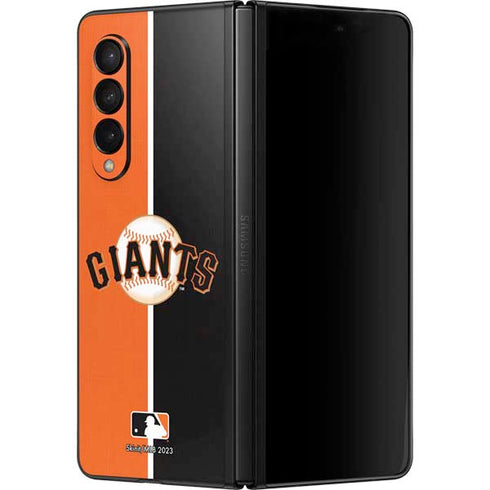 MLB San Francisco Giants Split Galaxy Z Fold3 5G Skin