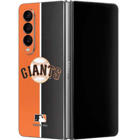 MLB San Francisco Giants Split Galaxy Z Fold4 5G Skin