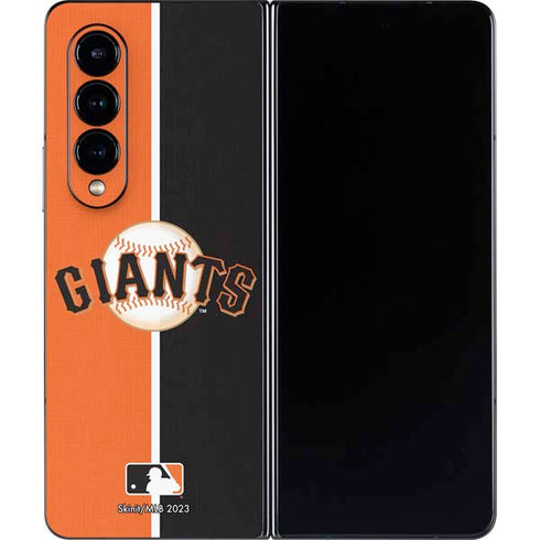MLB San Francisco Giants Split Galaxy Z Fold4 5G Skin