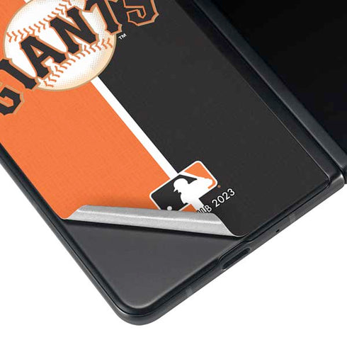 MLB San Francisco Giants Split Galaxy Z Fold4 5G Skin