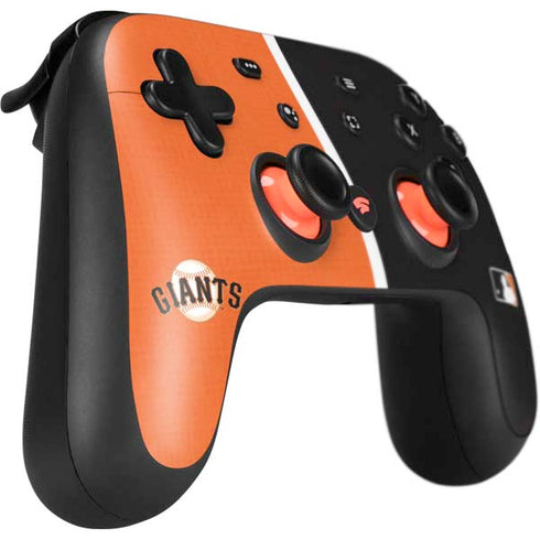 MLB San Francisco Giants Split Google Stadia Controller Skin