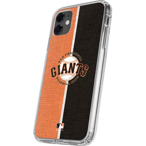 MLB San Francisco Giants Split iPhone 11 Clear Case