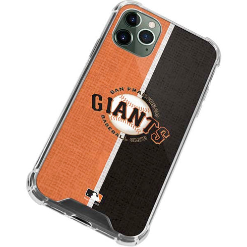 MLB San Francisco Giants Split iPhone 11 Pro Max Clear Case