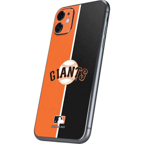 MLB San Francisco Giants Split iPhone 11 Skin