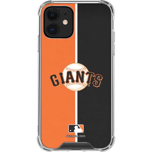 MLB San Francisco Giants Split iPhone 12 Clear Case
