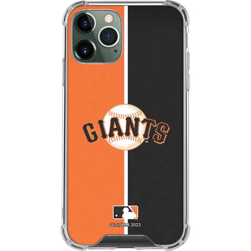 MLB San Francisco Giants Split iPhone 12 Pro Clear Case