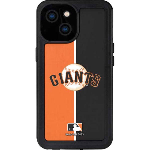 MLB San Francisco Giants Split iPhone 13 Mini Waterproof Case