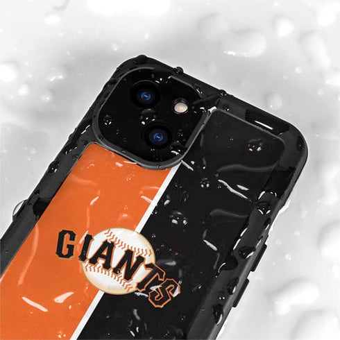 MLB San Francisco Giants Split iPhone 13 Mini Waterproof Case
