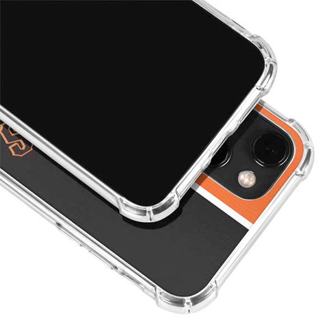 MLB San Francisco Giants Split iPhone 15 Plus Clear Case