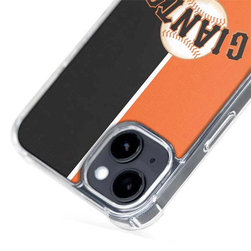 MLB San Francisco Giants Split iPhone 15 Plus MagSafe Case