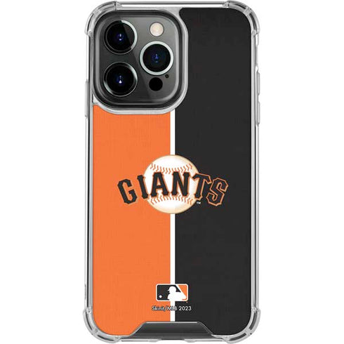 MLB San Francisco Giants Split iPhone 14 Pro Clear Case