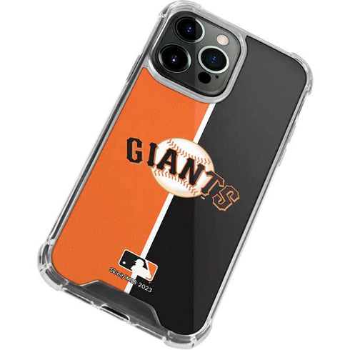 MLB San Francisco Giants Split iPhone 14 Pro Clear Case