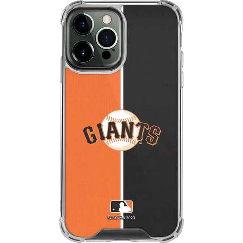 MLB San Francisco Giants Split iPhone 14 Pro Max Clear Case
