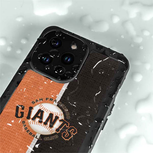 MLB San Francisco Giants Split iPhone 14 Pro Max Waterproof Case
