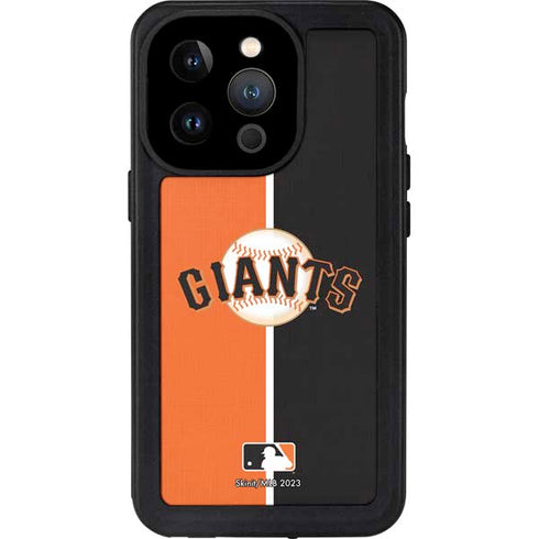MLB San Francisco Giants Split iPhone 14 Pro Waterproof Case